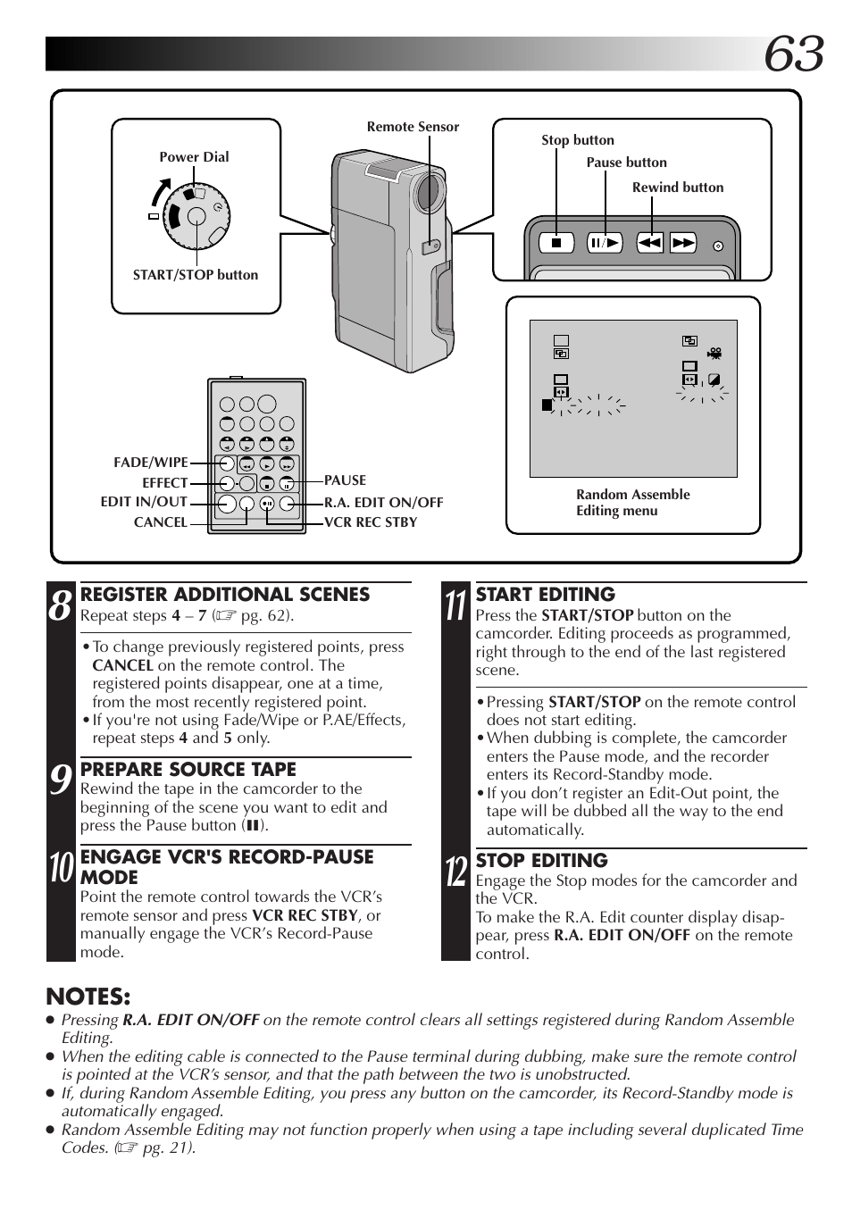 JVC GR-DV33 User Manual | Page 63 / 88