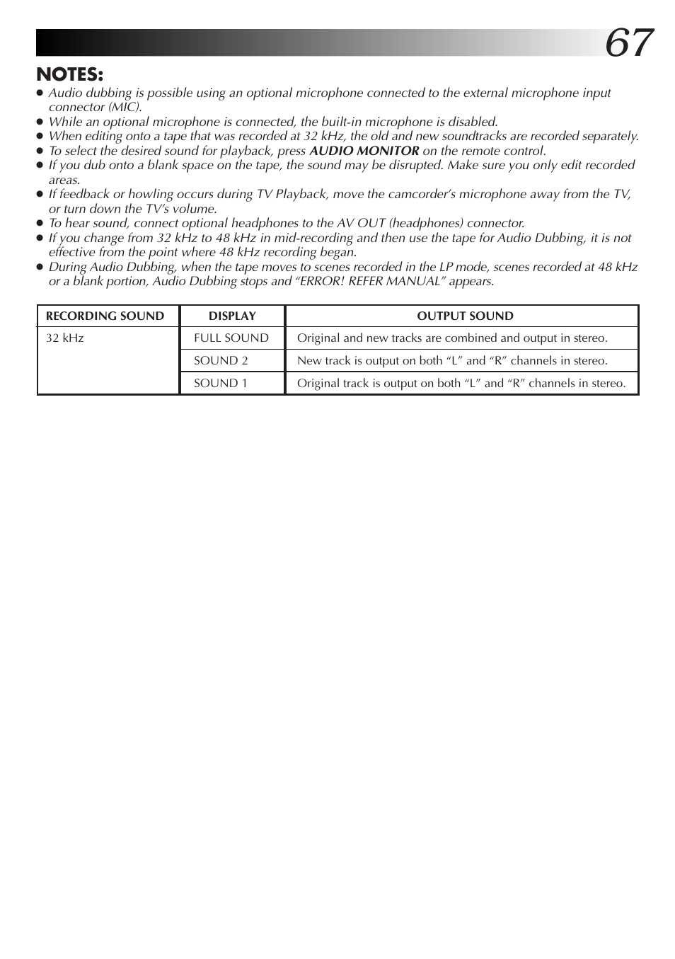 JVC GR-DV33 User Manual | Page 67 / 88