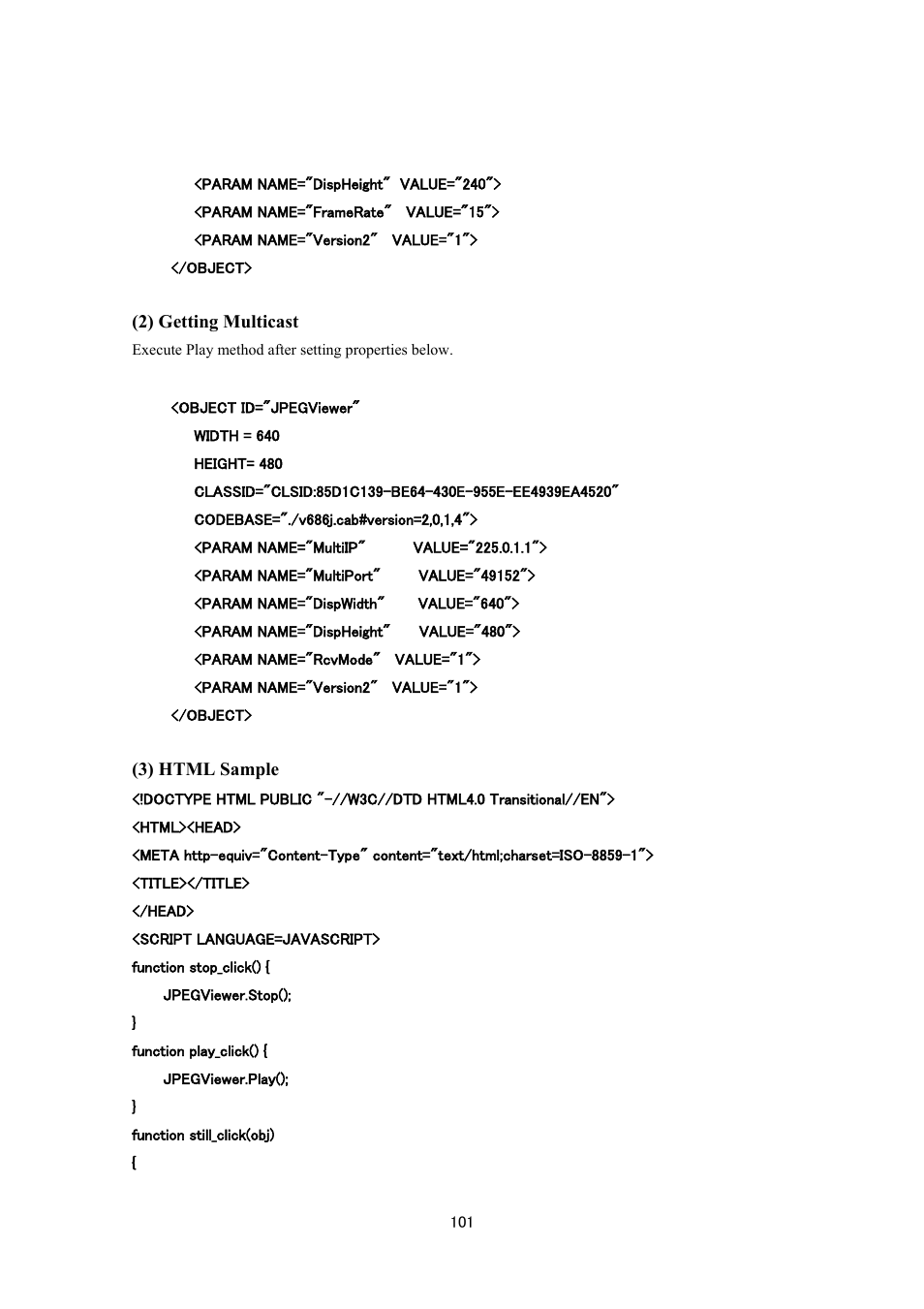 JVC VN-V686UAPI User Manual | Page 101 / 105