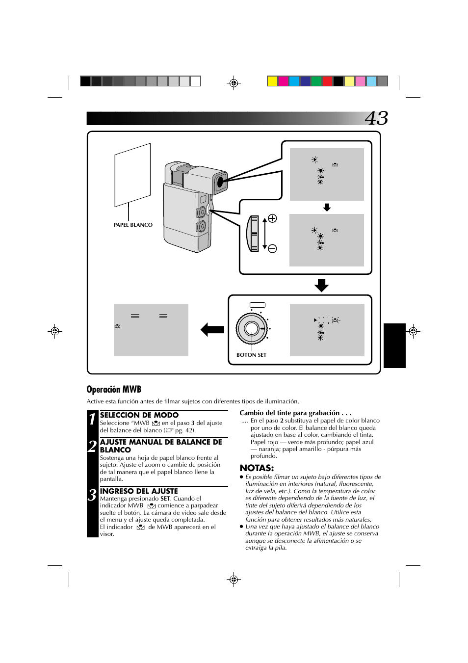 Operación mwb | JVC GR-DV1 User Manual | Page 187 / 219