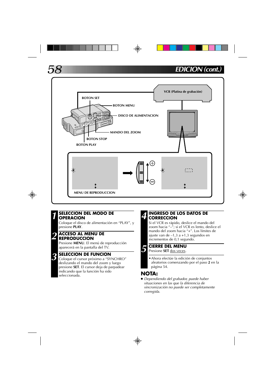 Edicion (cont.) | JVC GR-DV1 User Manual | Page 202 / 219