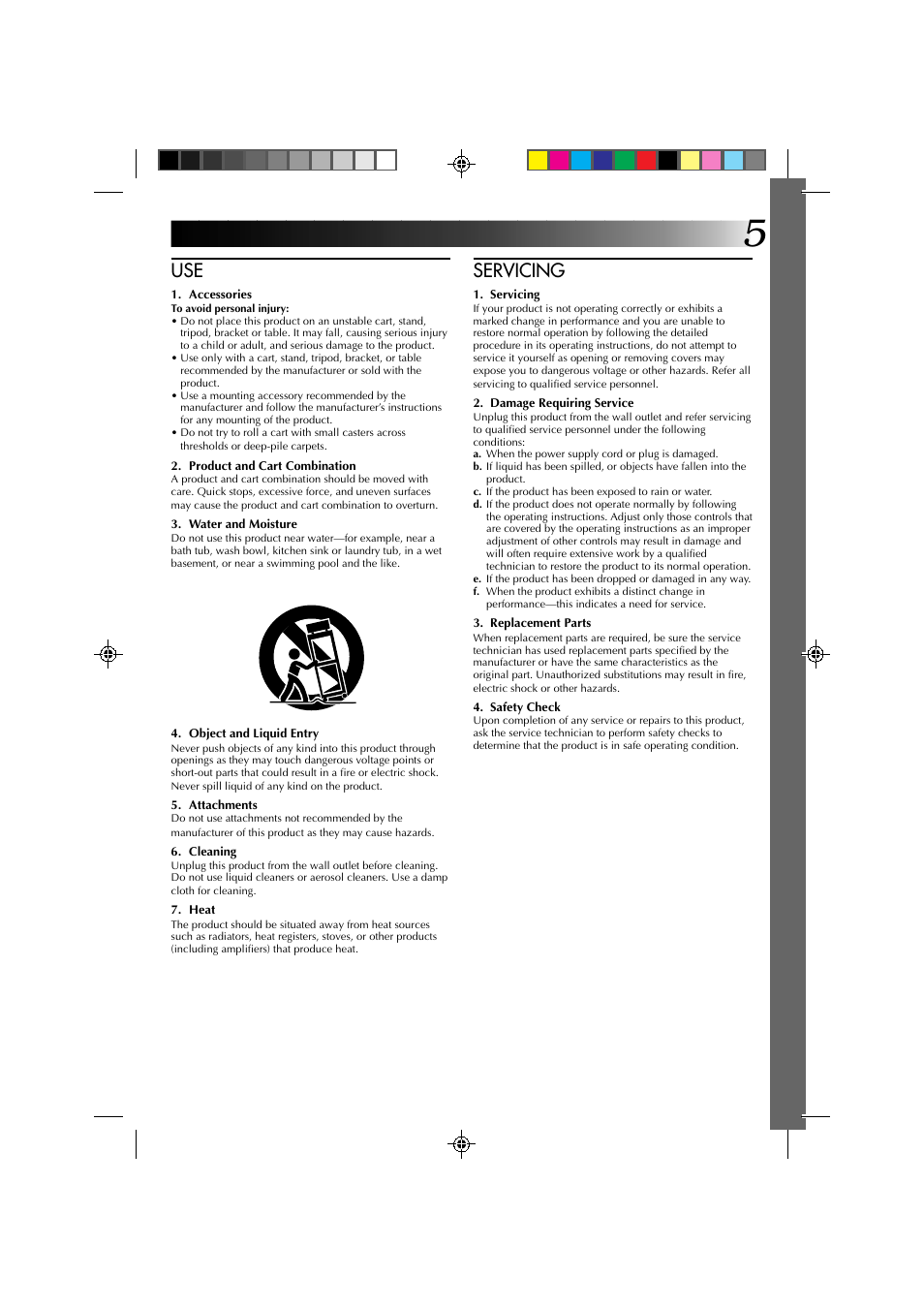 Servicing | JVC GR-DV1 User Manual | Page 5 / 219