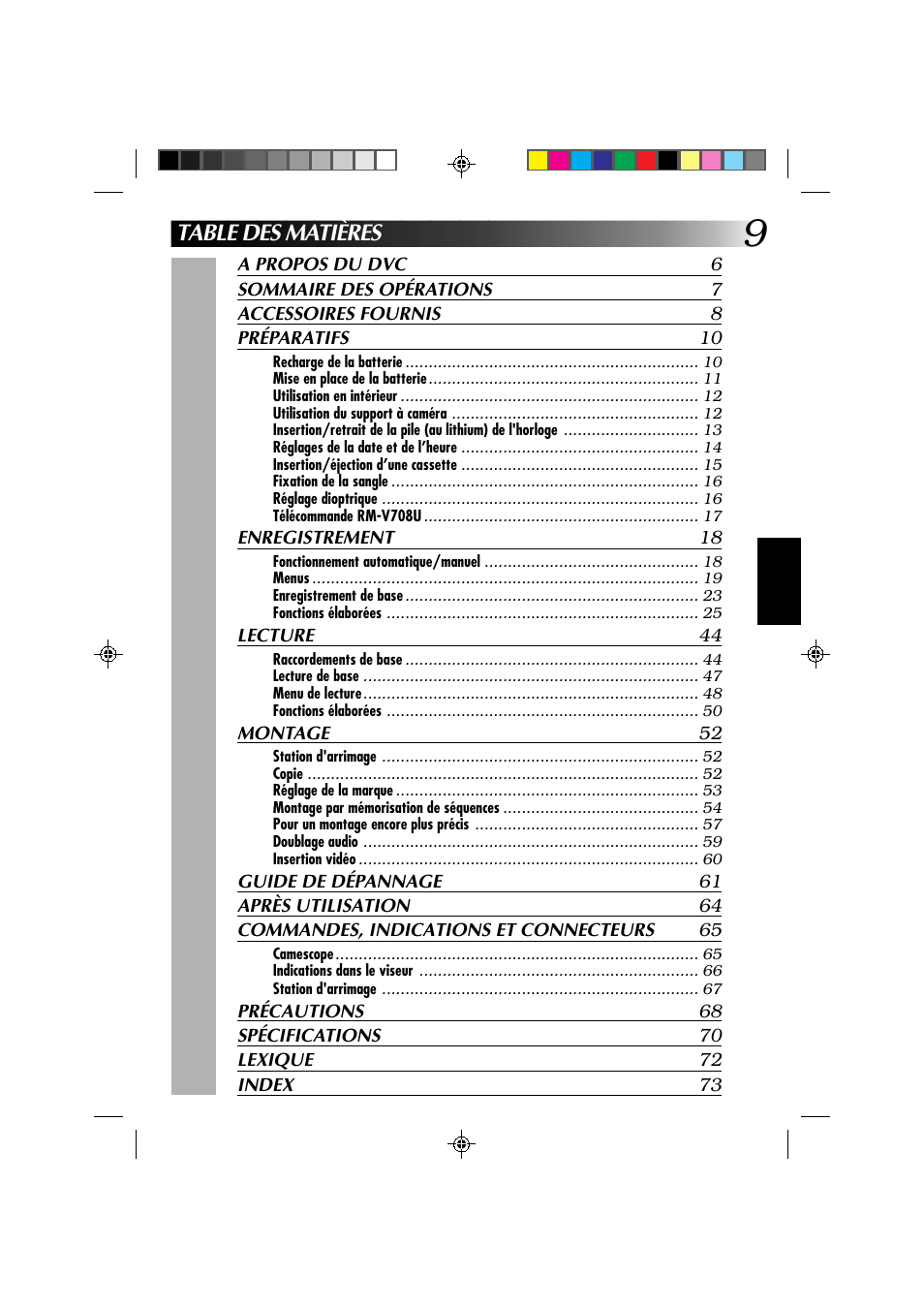 JVC GR-DV1 User Manual | Page 81 / 219