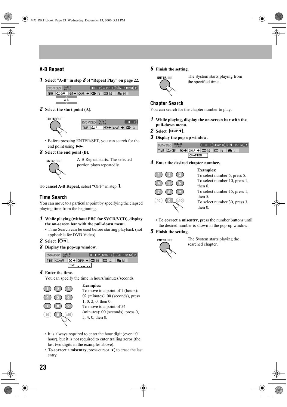 JVC CA-MXDK11 User Manual | Page 26 / 48