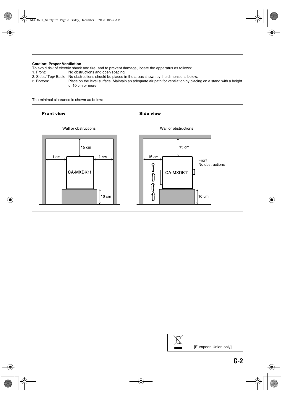 JVC CA-MXDK11 User Manual | Page 3 / 48