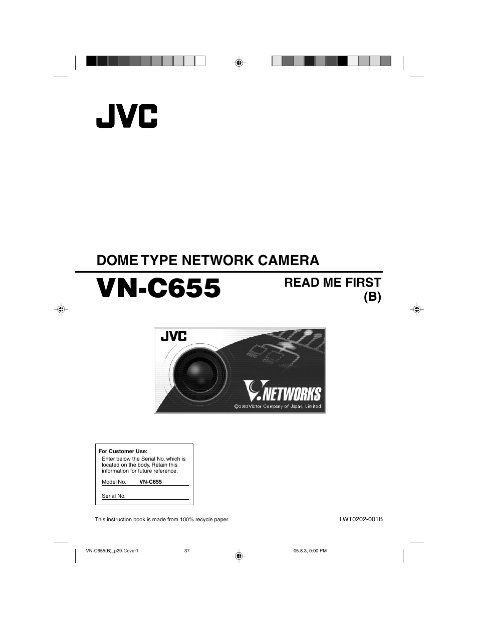 JVC VN-C655 User Manual | 36 pages