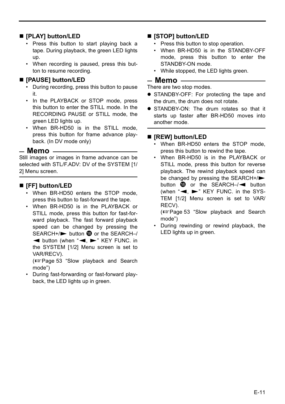 JVC BR-HD50E User Manual | Page 15 / 92