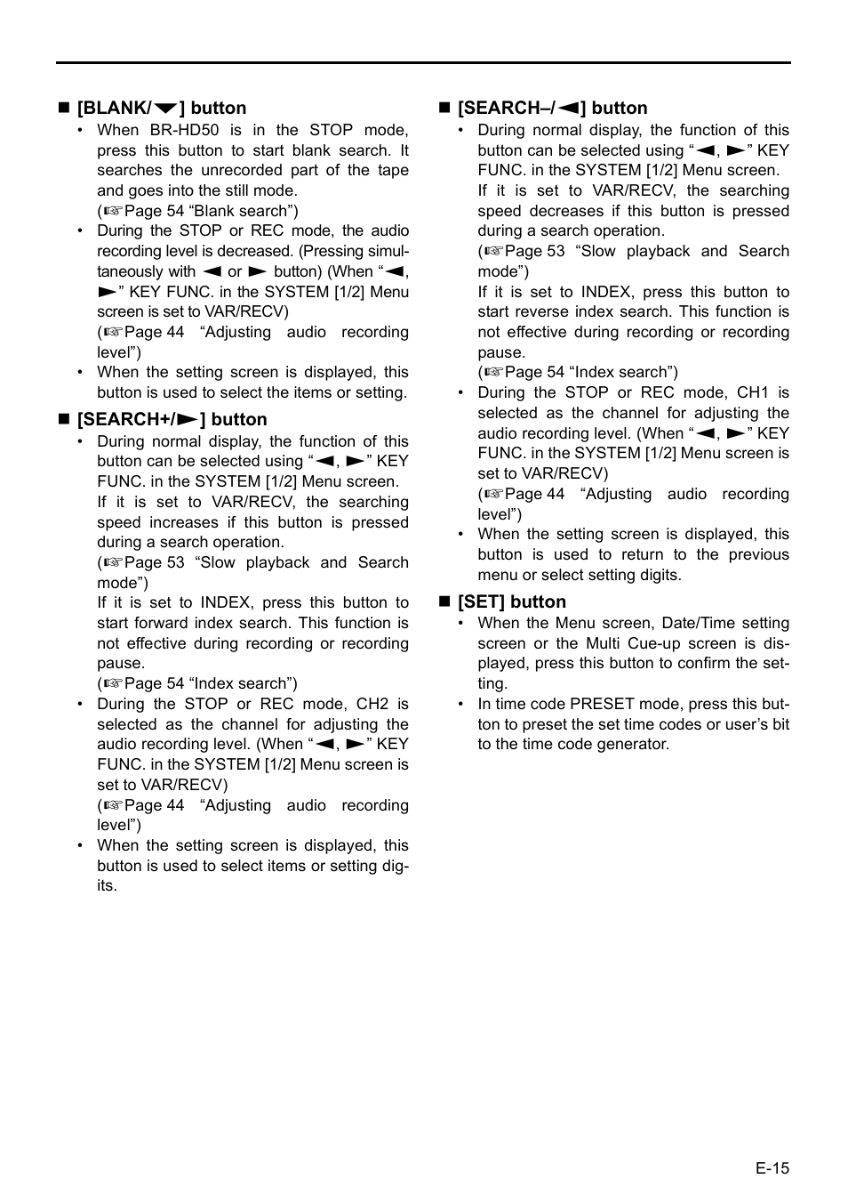 JVC BR-HD50E User Manual | Page 19 / 92