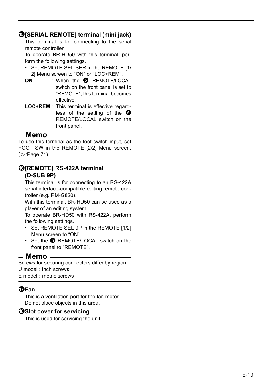 JVC BR-HD50E User Manual | Page 23 / 92