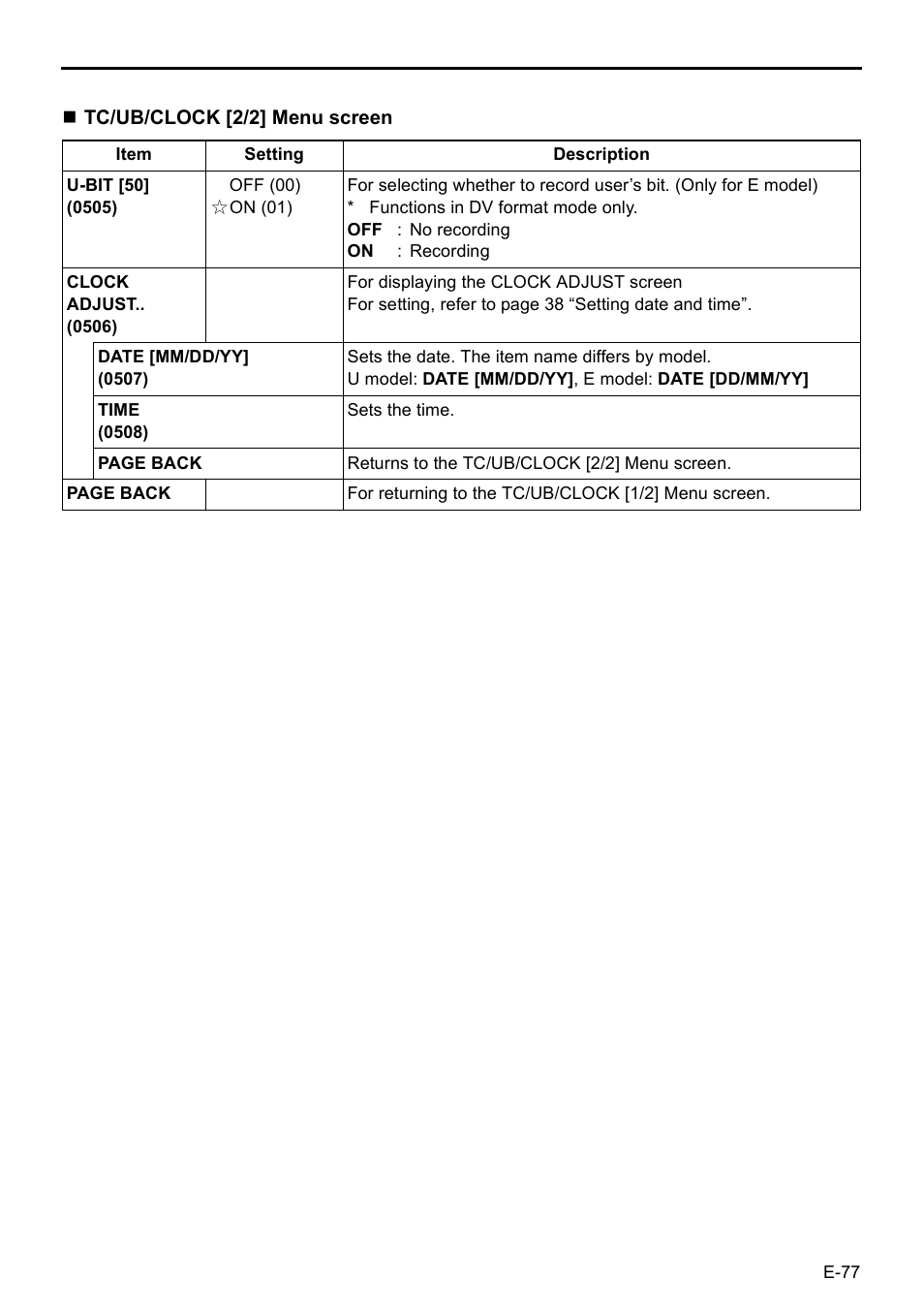 JVC BR-HD50E User Manual | Page 81 / 92