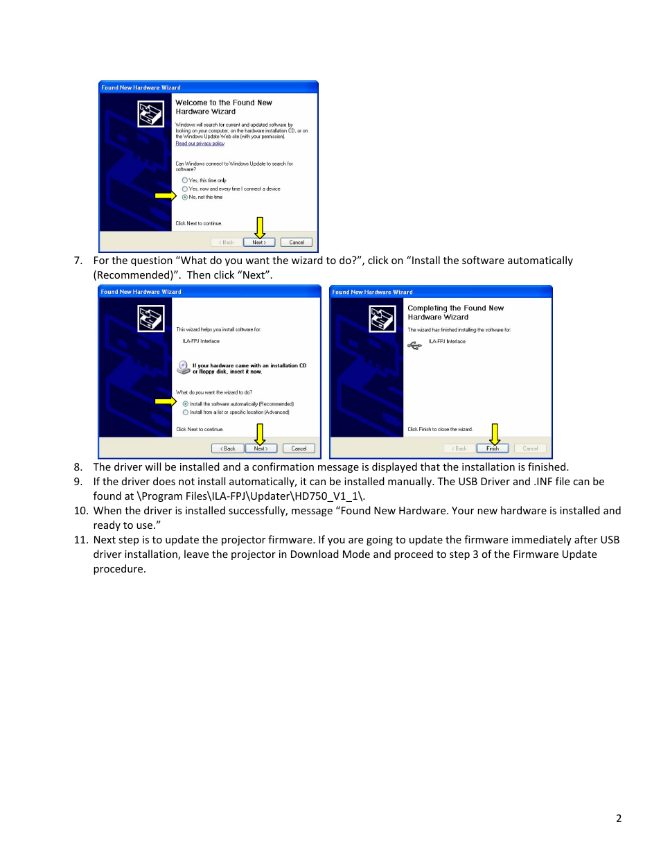 JVC DLARS20 User Manual | Page 2 / 3