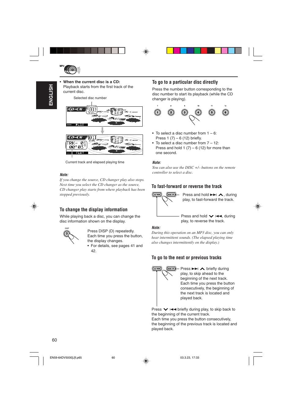 English | JVC KD-DV5000 User Manual | Page 60 / 82