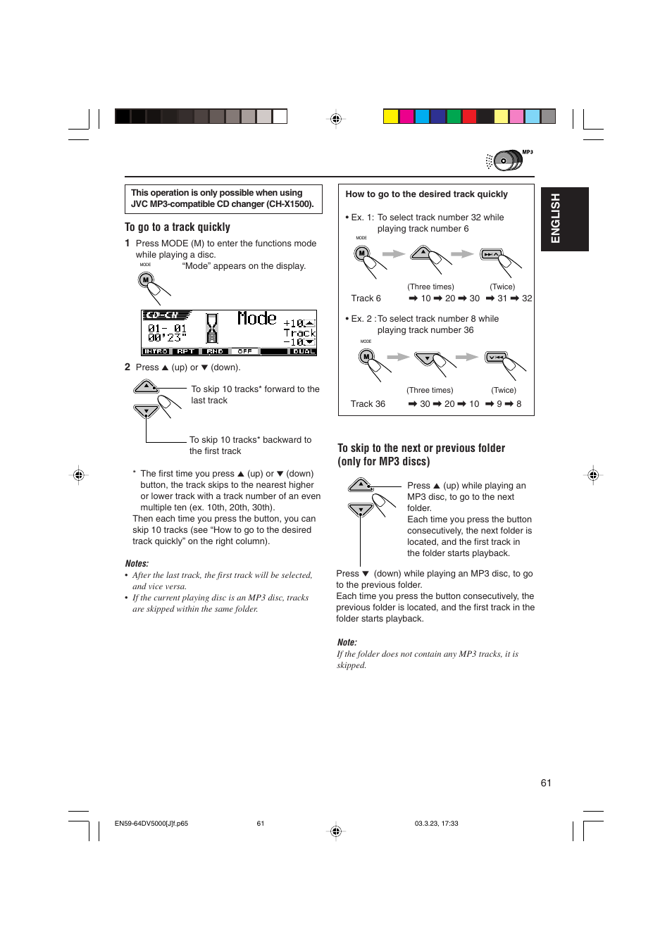 English | JVC KD-DV5000 User Manual | Page 61 / 82