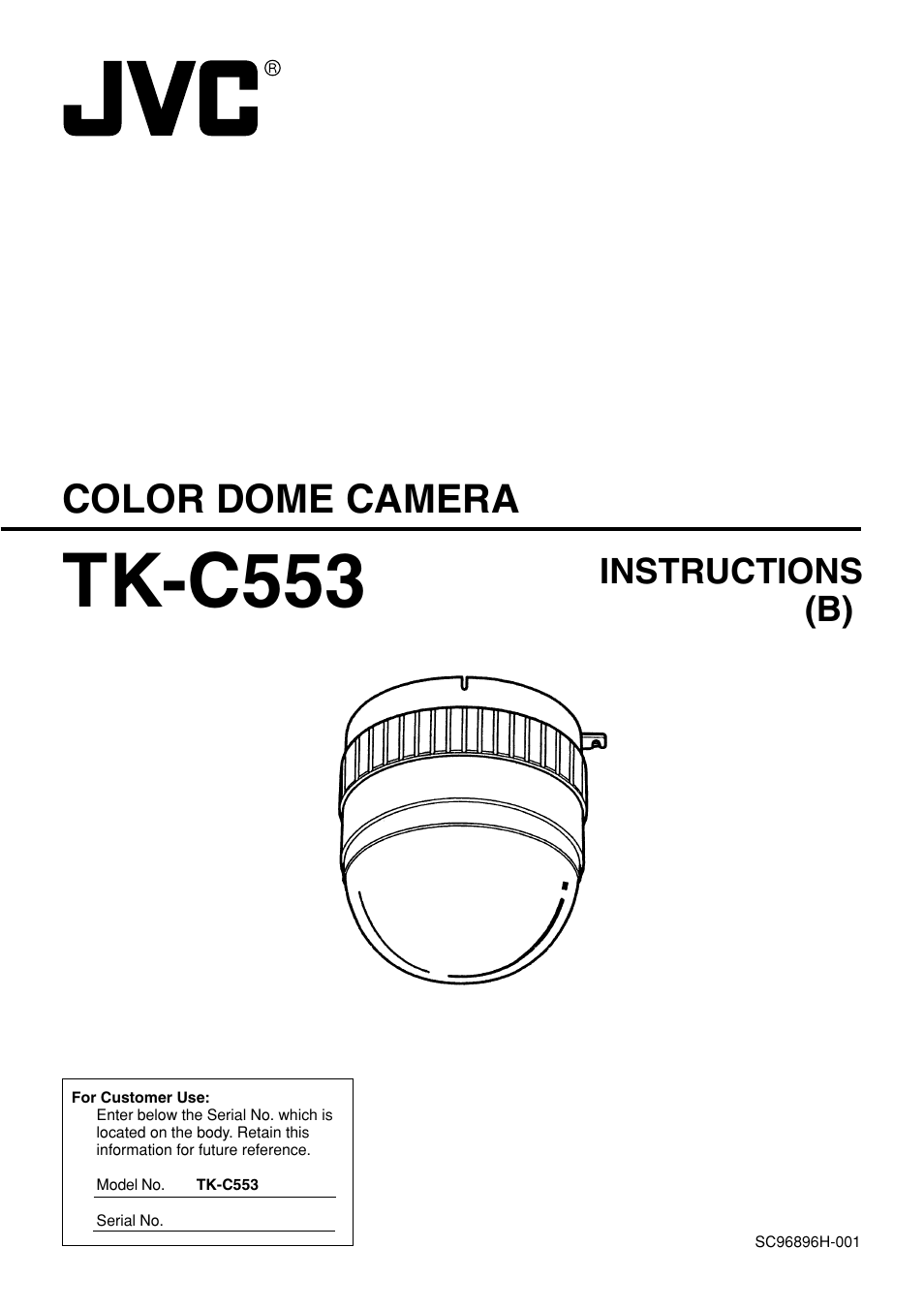 JVC TK-C553 User Manual | 44 pages