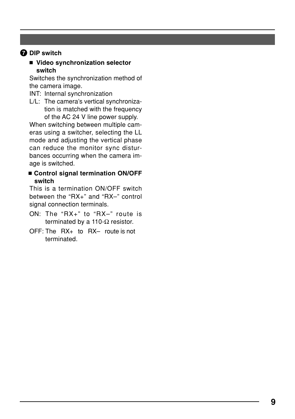 JVC TK-C553 User Manual | Page 9 / 44