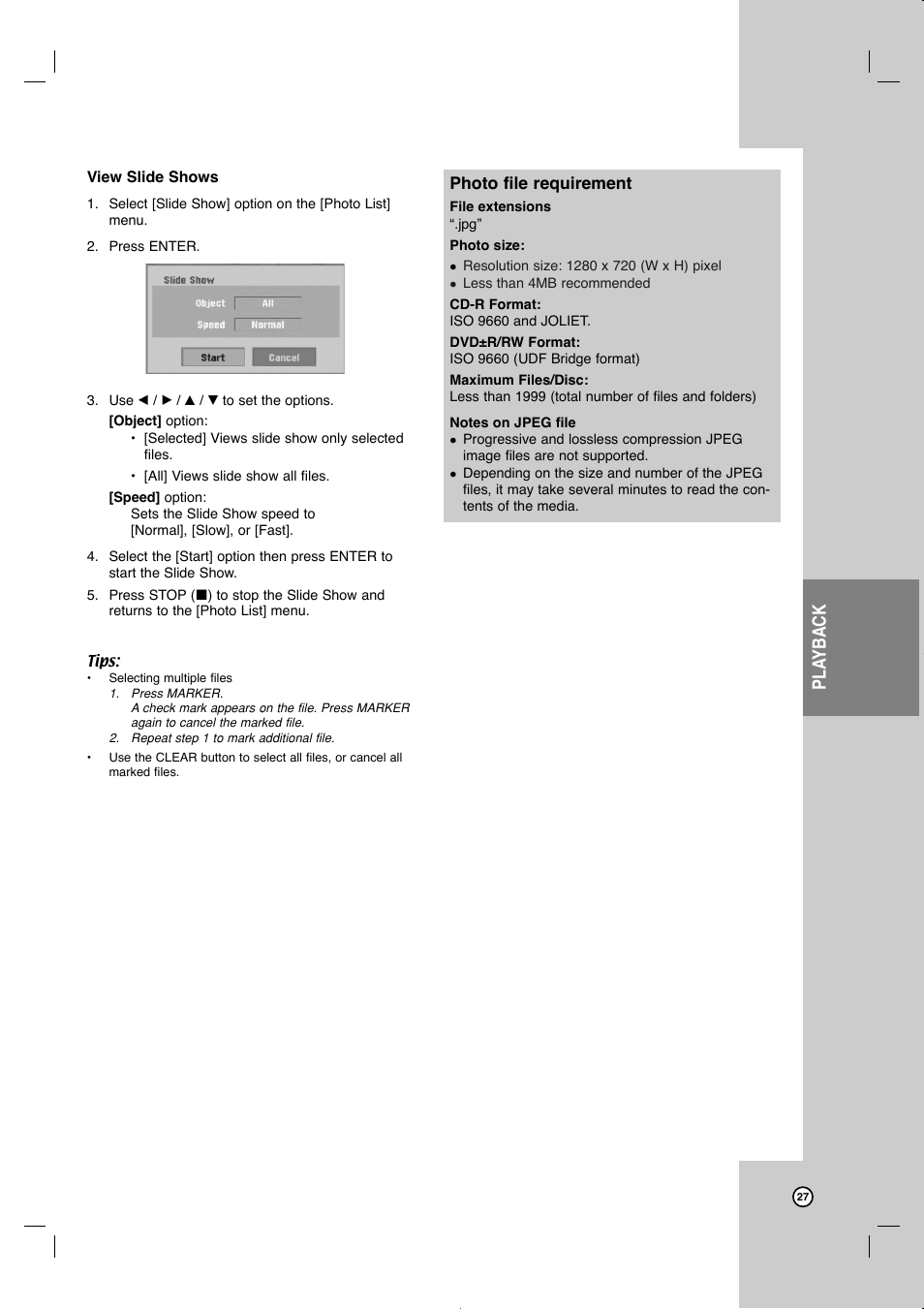 Pla yback | JVC LVT2013-001A User Manual | Page 31 / 54