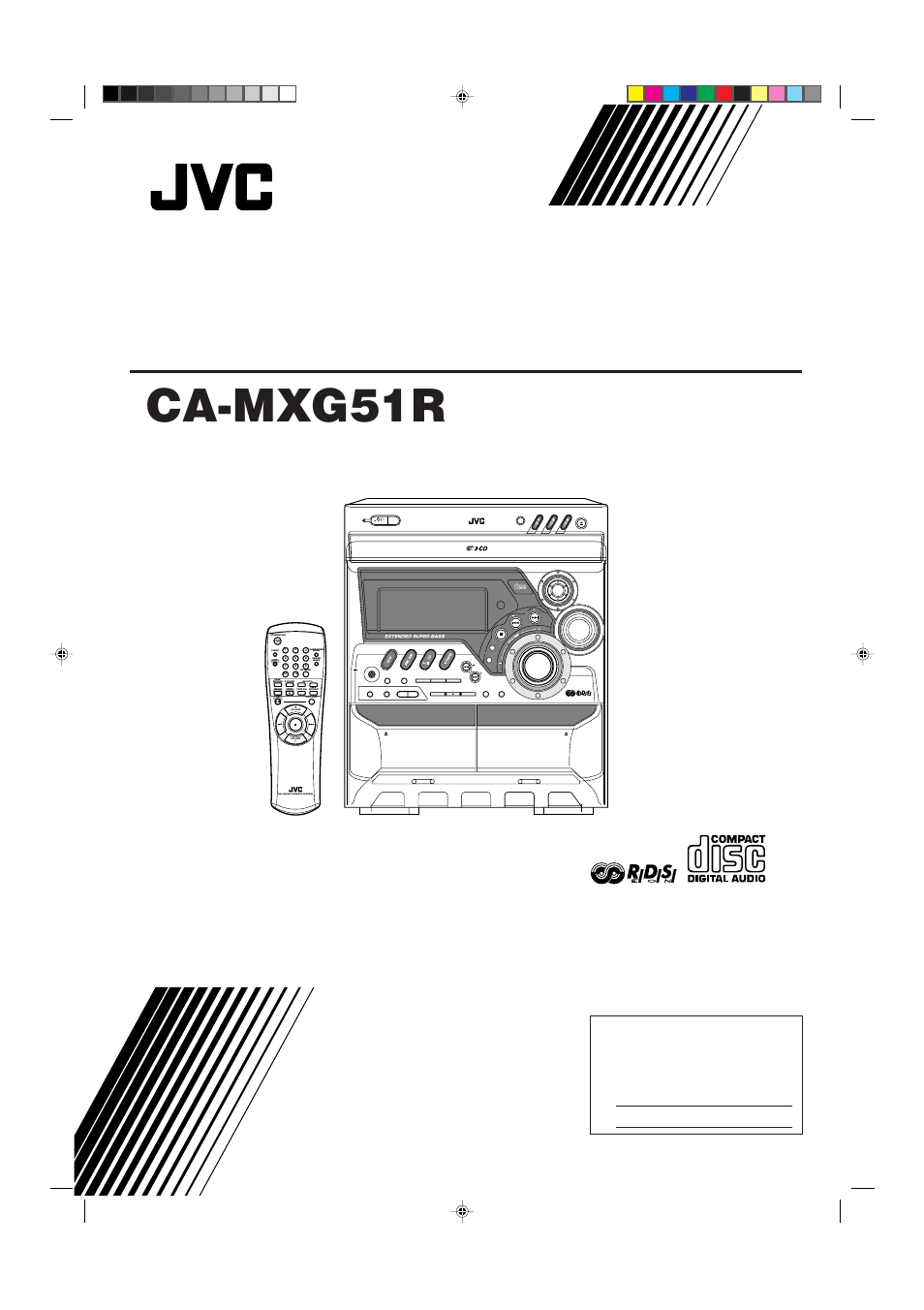 JVC CA-MXG51R User Manual | 40 pages