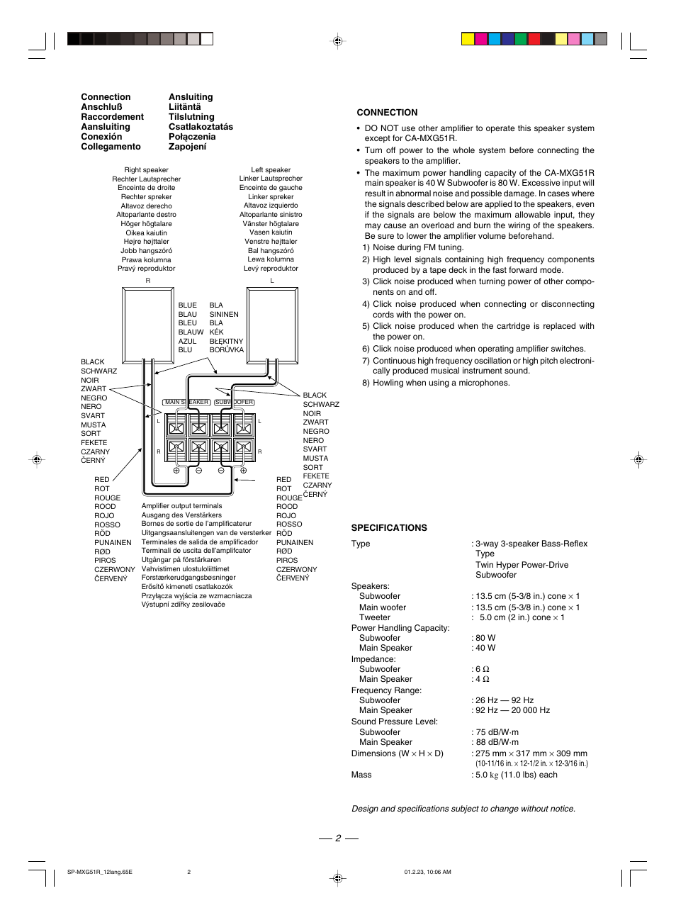 JVC CA-MXG51R User Manual | Page 31 / 40