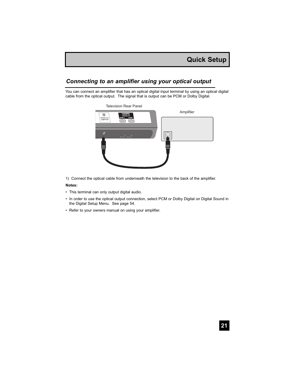 Quick setup | JVC 0707TNH-II-IM User Manual | Page 21 / 80