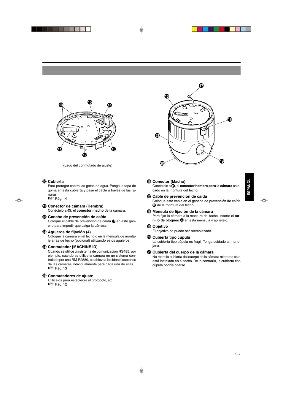 JVC DOME TYPE CAMERA TK-C676 User Manual | Page 136 / 216