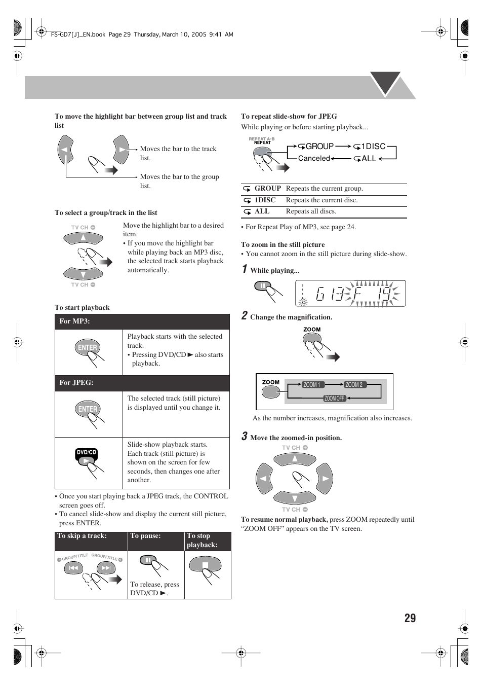JVC CA-FSGD7 User Manual | Page 33 / 51