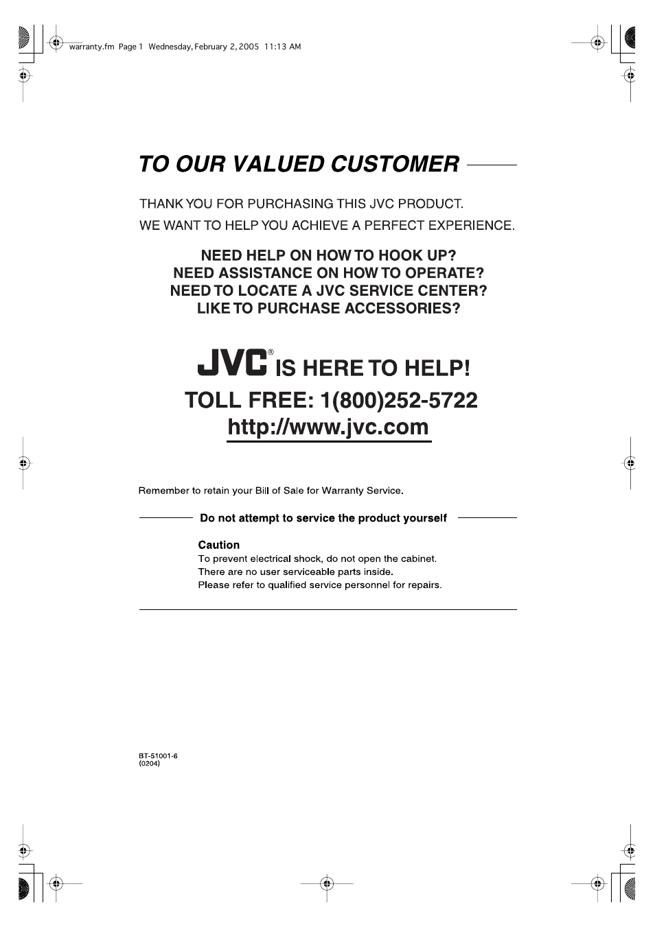 JVC CA-FSGD7 User Manual | Page 49 / 51