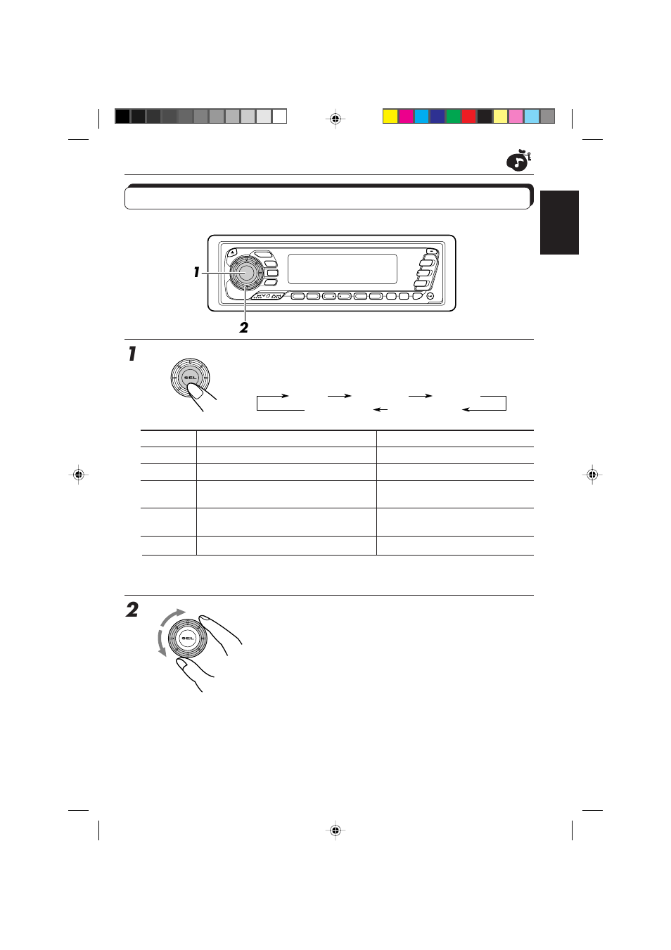 Adjusting the sound, Select the item you want to adjust, Adjust the level | JVC KD-MX2900R User Manual | Page 29 / 58