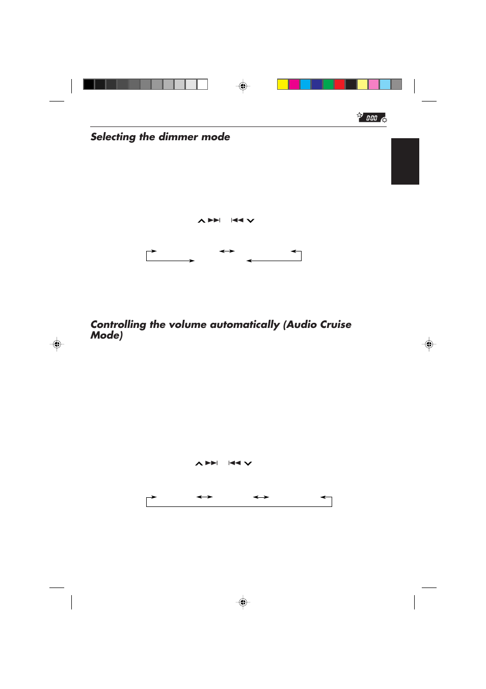 Selecting the dimmer mode | JVC KD-MX2900R User Manual | Page 35 / 58