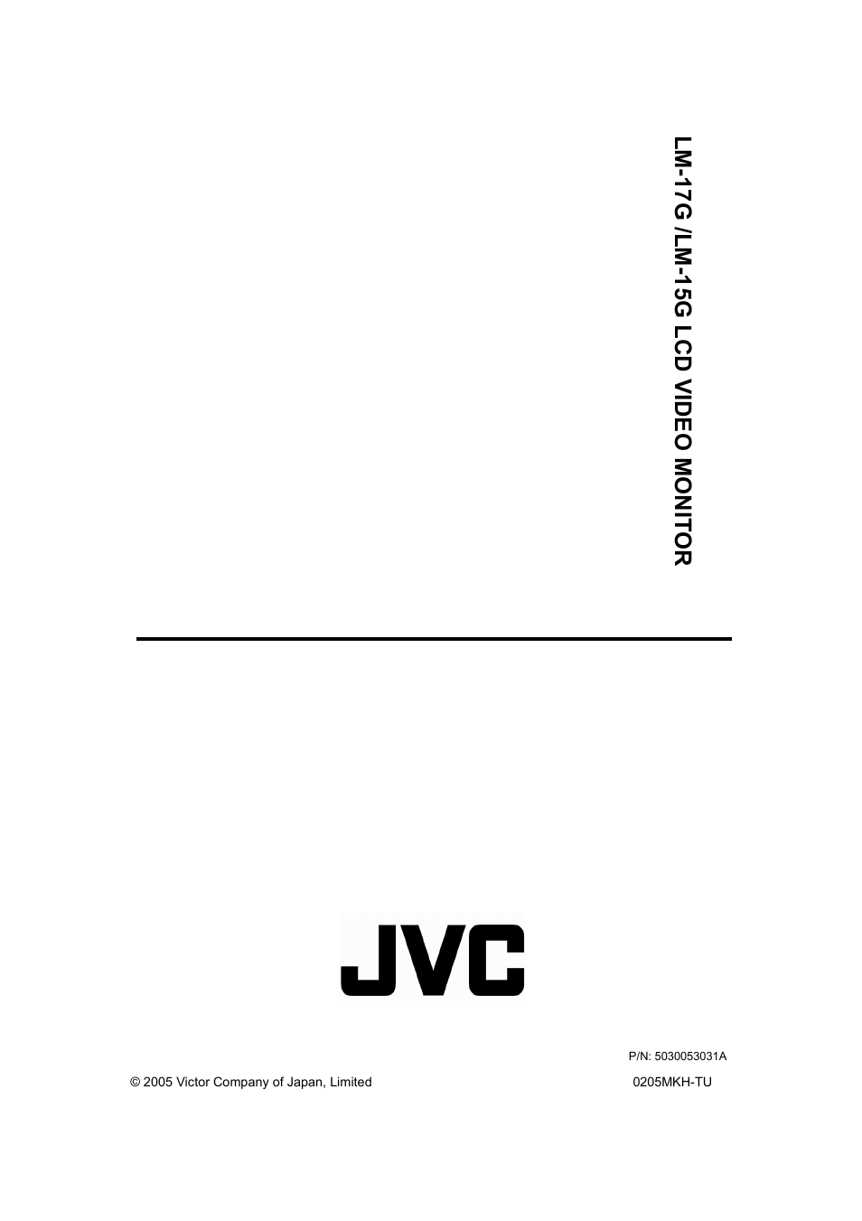 JVC LM-17G User Manual | Page 22 / 22