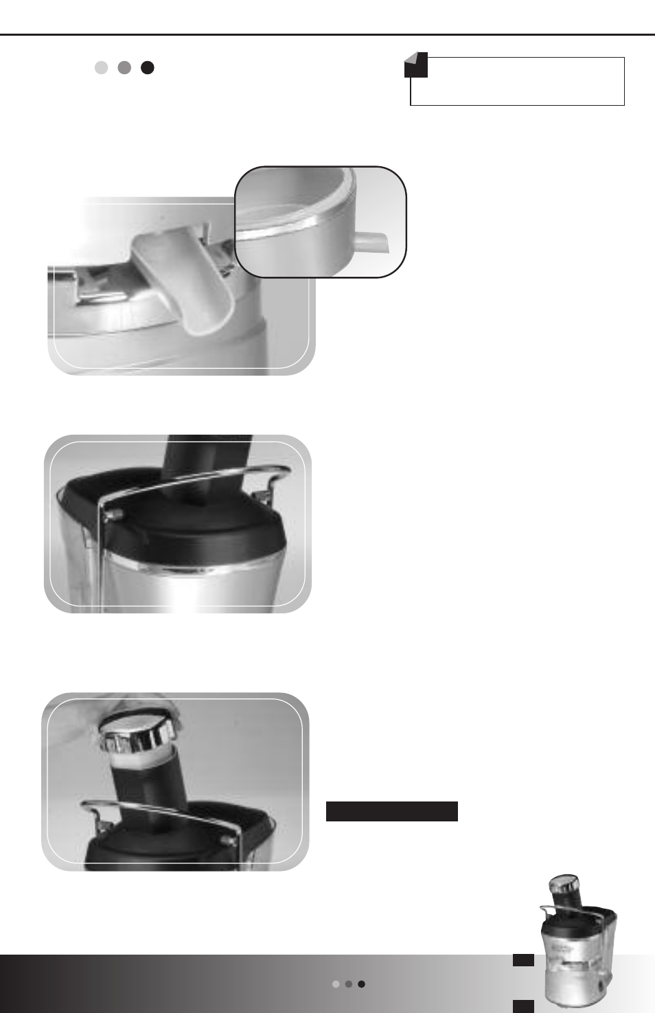 Assembly, Main unit | Jack Lananne's Power Juicer power juicer User Manual | Page 9 / 16