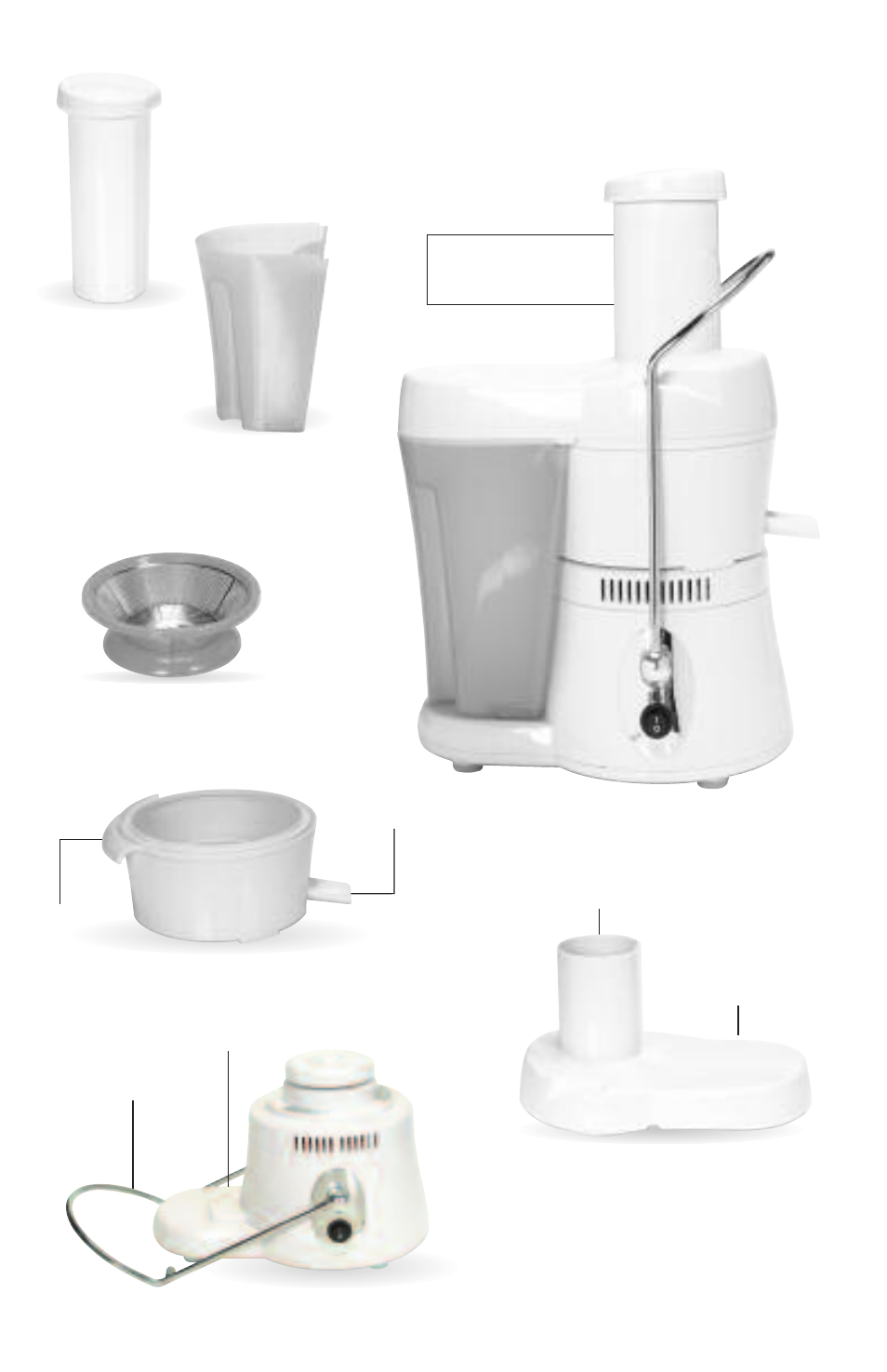 Parts list, Main unit | Jack Lananne's Power Juicer PPJJEE VV22 User Manual | Page 10 / 12