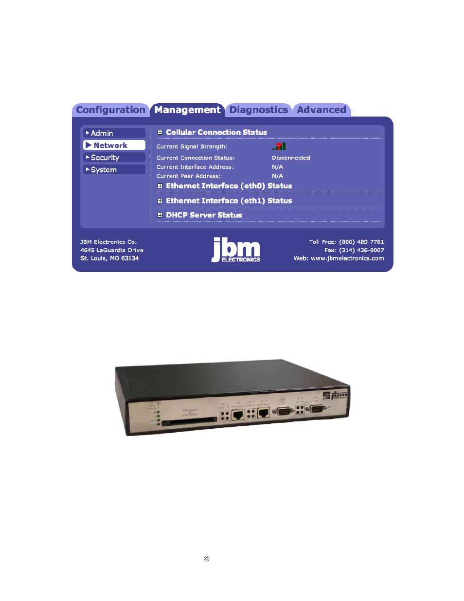 Verifying ip connectivity | JBM electronic C-130 User Manual | Page 14 / 19