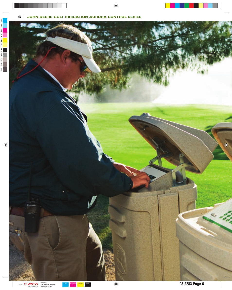 John deere golf irrigation aurora control series | John Deere Irrigation System User Manual | Page 6 / 16