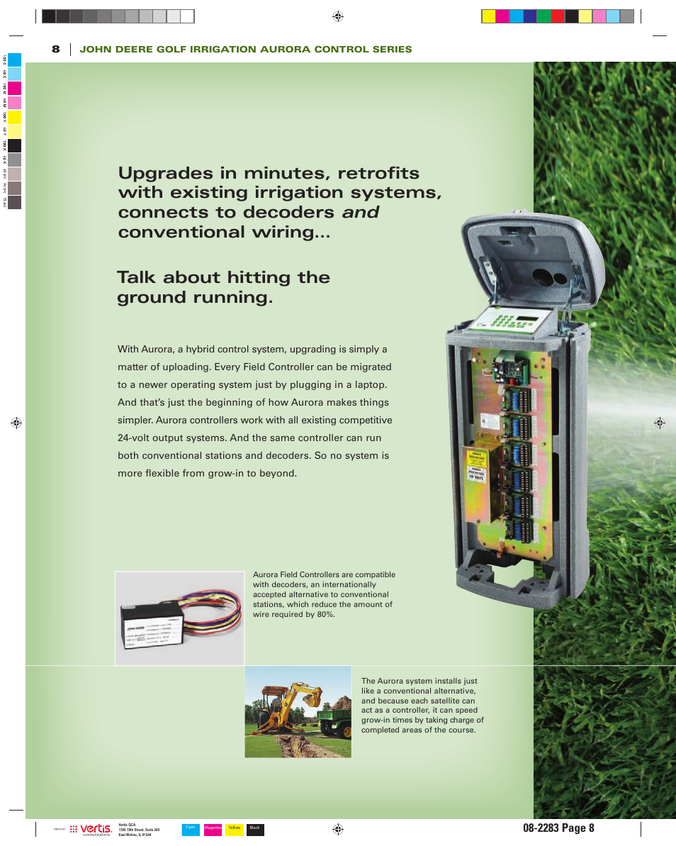 Talk about hitting the ground running | John Deere Irrigation System User Manual | Page 8 / 16