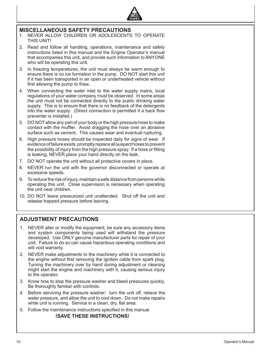 John Deere GP-2700GH User Manual | Page 10 / 64