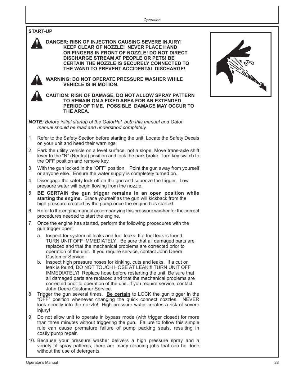 John Deere GP-2700GH User Manual | Page 23 / 64