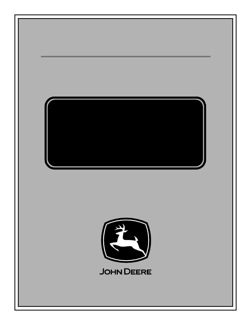 John Deere OMGX20927 User Manual | 28 pages