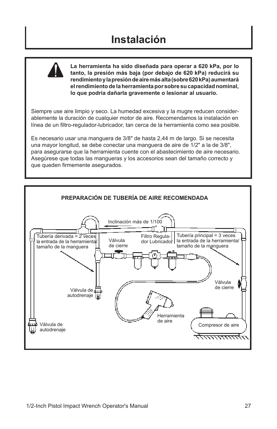 Instalación | John Deere AT-3106-J User Manual | Page 27 / 32