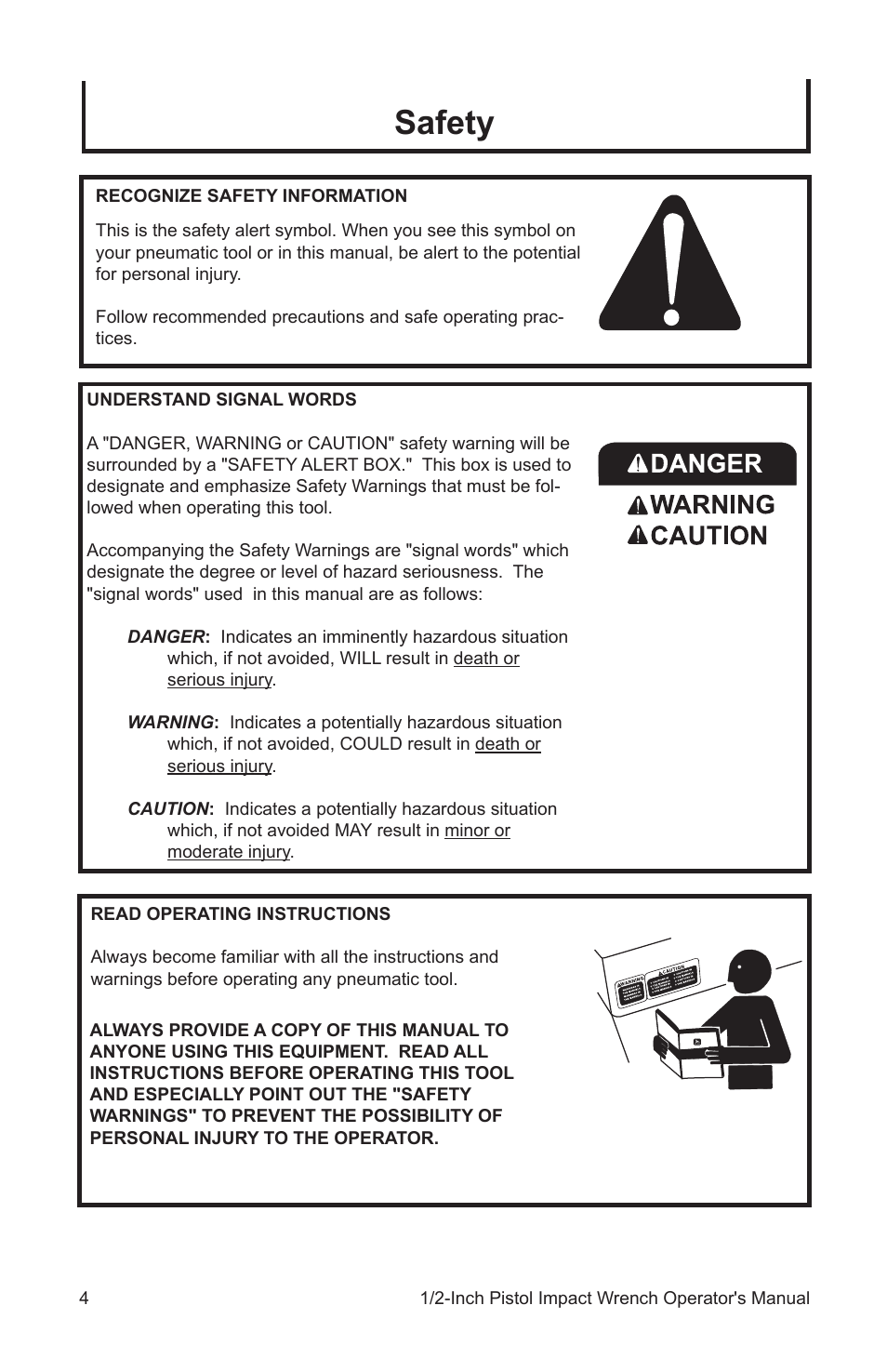 Safety | John Deere AT-3106-J User Manual | Page 4 / 32