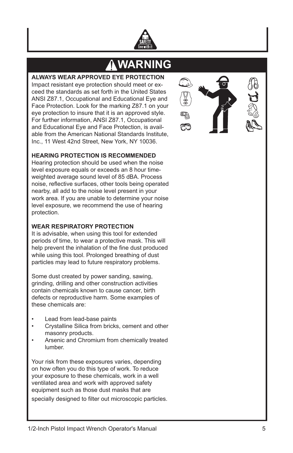 Warning | John Deere AT-3106-J User Manual | Page 5 / 32