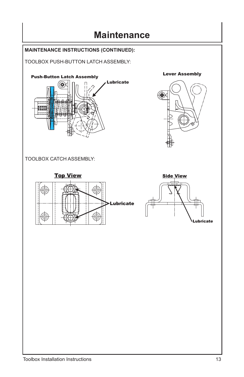 Maintenance | John Deere AC-6000SB User Manual | Page 13 / 16