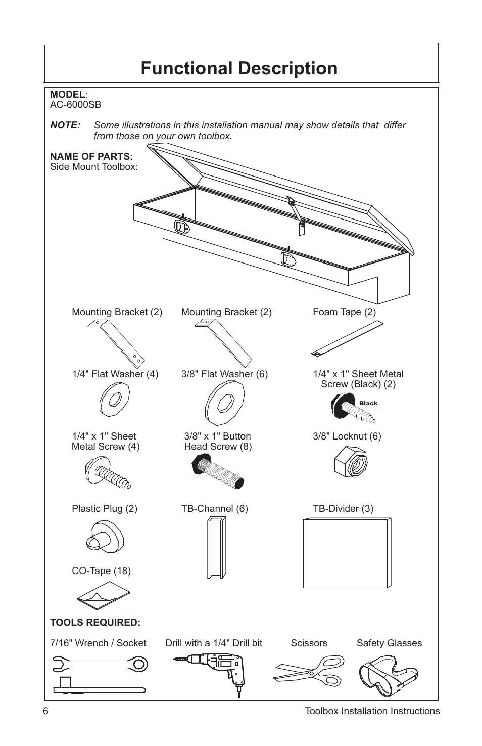 Functional description | John Deere AC-6000SB User Manual | Page 6 / 16