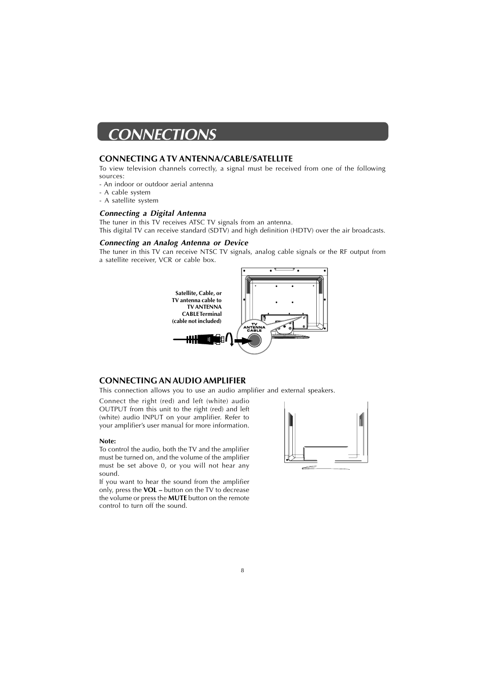 Connections | Jensen Tools JE1908 User Manual | Page 8 / 24