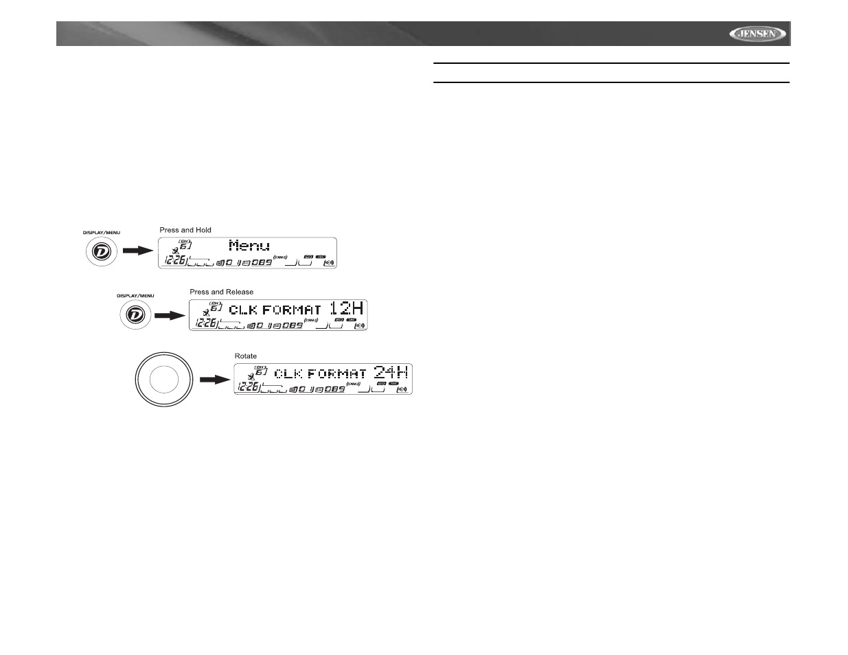 Cdx6311 | Jensen Tools Mobile Receiver User Manual | Page 11 / 52