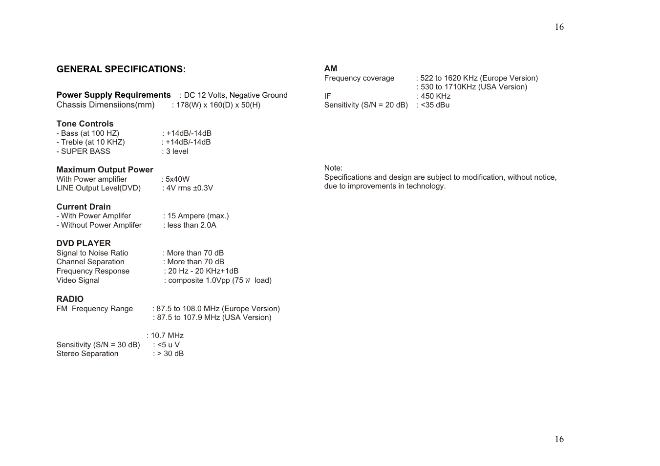 Jensen Tools DV1628 User Manual | Page 16 / 18