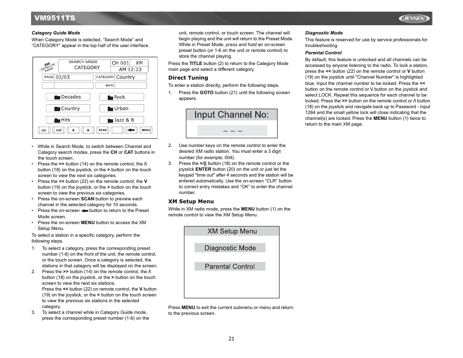 Vm9511ts | Jensen Tools VM9511TS User Manual | Page 23 / 41