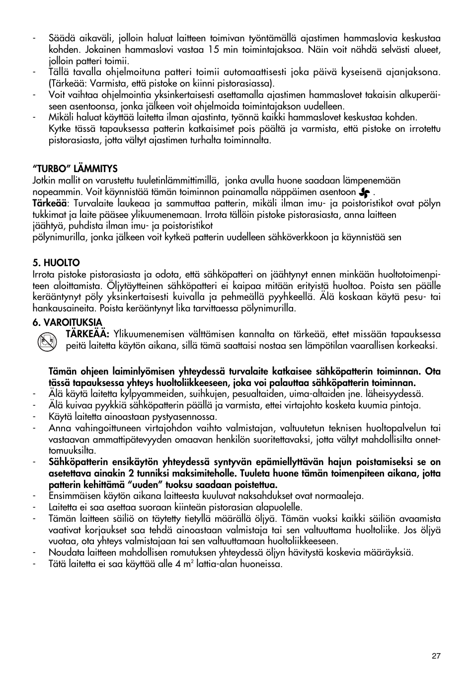 DeLonghi KH770510M User Manual | Page 25 / 33