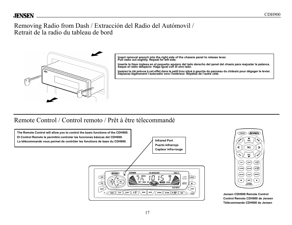 Jensen Tools CDH900 User Manual | Page 17 / 19