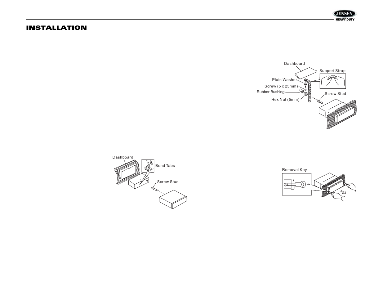 Jhd3510, Installation | Jensen Tools JHD3510 User Manual | Page 5 / 16