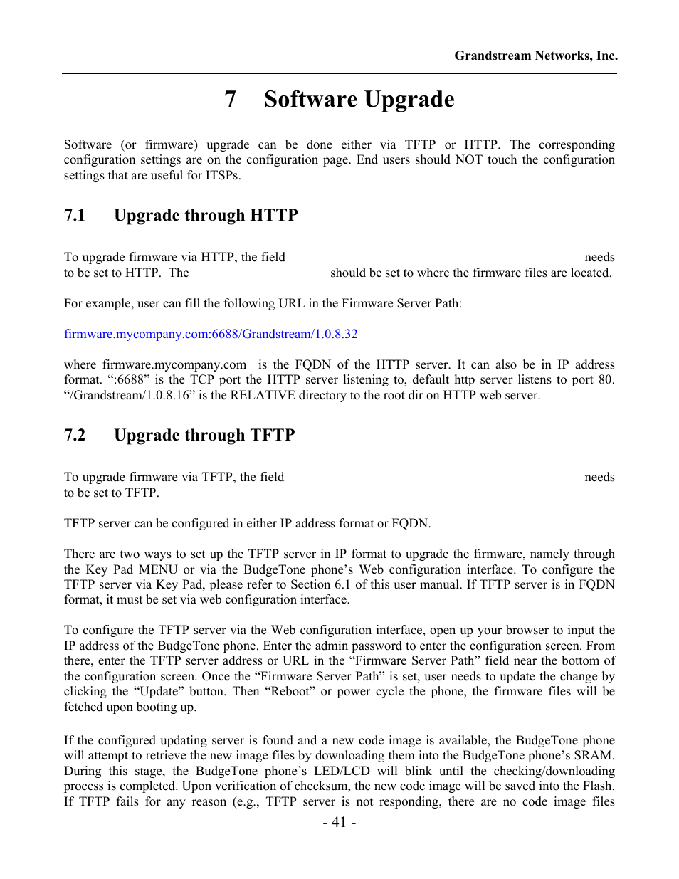 7 software upgrade, 2 upgrade through tftp | Jensen Tools 100 Sereis User Manual | Page 41 / 53